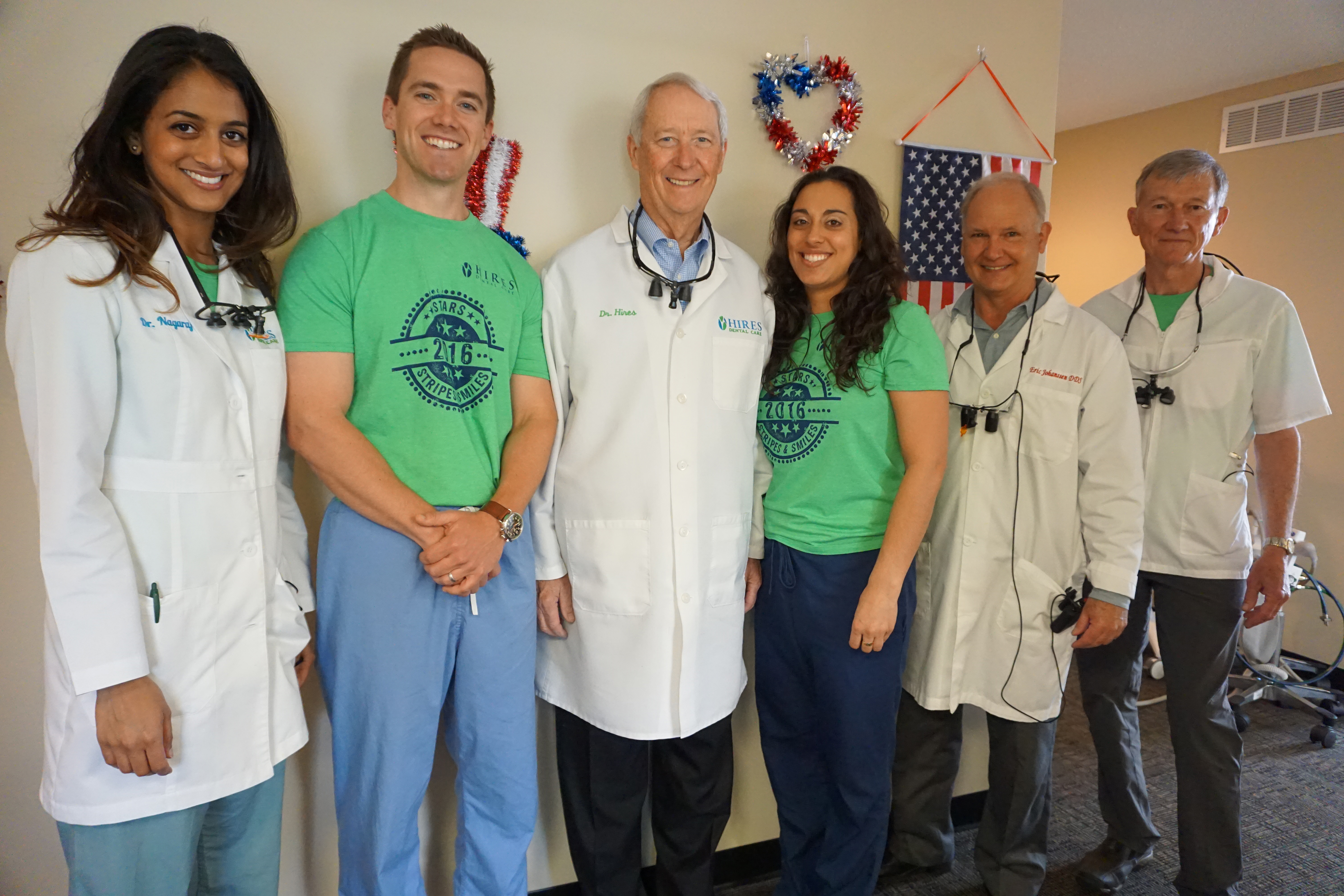 Dr. Nithya Nagaraj, Dr. T. Ryan Phipps, Dr. J. Eric Hires, Dr. Lauren Czerniak, Dr. Eric Johanssen and Dr. Raymond Blackford